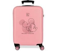 Disney - Valise cabine Mickey "Outline" - rose - 12175