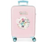 Disney Valise cabine Minnie Florals rose 38x55x20 cm Rigide ABS 34 l 4 roues doubles