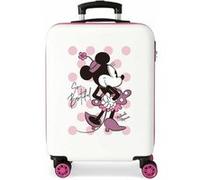 Disney Passe un Bon Moment Minnie So Beautiful Valise cabine rose 38x55x20 cm ABS rigide Fermeture latérale à combinaison 35L 2 kgs 4 roues doubles bagage à main