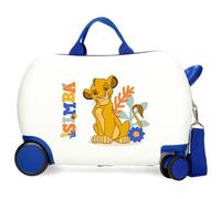 Disney Valise Classique pour Enfant Rigide avec Fermeture à Combinaison latérale 4 Roues Bagage à Main fabriquée en ABS, Un matériau Rigide et léger., Simba, Valise pour Enfant