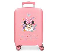 Disney Valise cabine enfant Minnie Happy to Be Me Rigide ABS Serrure 33x50x20 cm 2,35 kg Rose