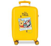Joumma Disney Winnie Adventures Ahead Valise Cabine Ocre 33 x 50 x 20 cm Fermeture à Combinaison latérale ABS Rigide 28 L 2,2 kg 4 Roues Doubles Bagage à Main