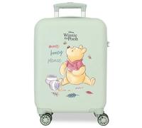 Joumma Disney Winnie l'ourson Valise de Cabine Rigide en ABS avec Fermeture à Combinaison latérale 28 l 2,2 kg 4 Roues Doubles 33 x 50 x 20 cm
