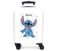 Disney Valise Happy Stitch 33 x 50 x 20 cm, blanc, 33 x 50 x 20 cm, Valise