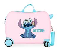 Joumma Disney Stitch Valise pour Enfant Rose 50 x 38 x 20 cm Rigide 1,8 kg Fermeture à Combinaison latérale ABS 1,8 kg 38 L Bagage à Main, Rose, Talla única, Valise pour Enfant