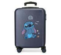 Disney Valise Rigide pour Enfant avec Fermeture à Combinaison latérale 4 Roues Bagage à Main fabriquée en ABS, Un matériau Rigide et léger., Bleu (Excited Blue), Valise Cabine, Valise Cabine
