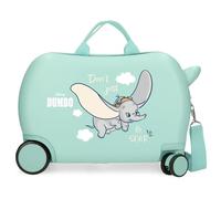 Disney Valise Rigide pour Enfant avec Fermeture à Combinaison latérale 4 Roues Bagage à Main fabriquée en ABS, Un matériau Rigide et léger., Dumbo, Valise pour Enfant