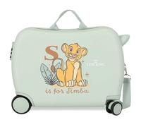 Joumma Disney Lion King Sun & Sabana Valise pour Enfant Menthe 50 x 38 x 20 cm Rigide ABS Fermeture à Combinaison latérale 34 l 2,1 kg 2 Roues Doubles Bagage à Main
