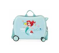 Disney - Valise trotteur La Petite Sirène "Sing" - 50 x 38 x 20 cm - Bleu