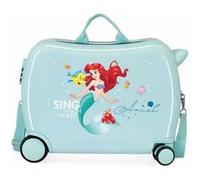 Disney - Valise trotteur La Petite Sirène "Sing" - 50 x 38 x 20 cm - Bleu Bleu