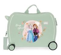 Disney Strong Spirit Vert Valise Enfant 50x39x20 cms Rigide ABS Serrure latérale à combinaison 34L 1.8 kgs 4 Roues Bagage à Main