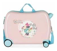 Disney Minnie Florals Valise pour enfant rose 50 x 38 x 20 cm Rigide ABS Fermeture à combinaison latérale 34 l 1,8 kg 4 roues Équipement à main