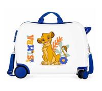 Disney Valise trotteur Simba Colors blanche 34 L - 50 x 38 x 20 cm, jusqu'à 7 ans
