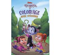 Disney Vampirina - Coloriage avec stickers (Poppy-Vampirina-Bridget)