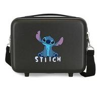 Disney Valise rigide pour enfant Stitch – 4 roues, ABS léger, trousse de toilette