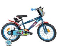 Disney Vélo 16 Pouces Avengers avec Garde-boues, Carter de Protection, Plaque Avant décorative, bidon arrière et stabilisateurs Inclus.