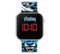Disney Venom VEN4001 Montre LED pour enfant avec bracelet en silicone Noir moderne, noir, Moderne