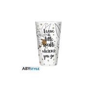 DISNEY Verre XXL Peter Pan Clochette Dorée G
