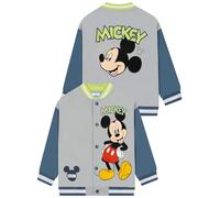 Disney Veste Bomber Garçon Mickey Mouse, Veste Mickey Garçon, Vestes Baseball Coton Été, Gris 2-3 Ans