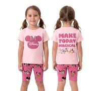 Disney Vetement, Ensemble Tee Shirt Fille Et Short Fille Avec Minnie Mouse, Mickey Mouse & Daisy Duck