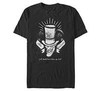 Disney Villains-Bad Witch Club Short Sleeve T-Shirt, Black, S Men's