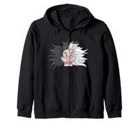 Disney Villains Cruella De Vil Enraged Big Face Costume Sweat à Capuche