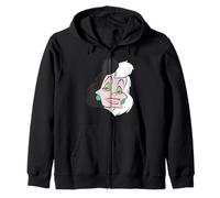 Disney Villains Cruella De Vil Fashionable Big Face Costume Sweat à Capuche