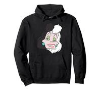 Disney Villains Cruella De Vil Fashionable Big Face Costume Sweat à Capuche