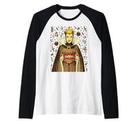 Disney Villains Evil Queen Vintage Art Style Collage Manche Raglan