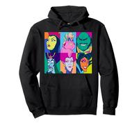 Disney Villains Group Retro Color Grid Collage Sweat à Capuche