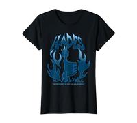 Disney Villains Hades Everybody's Got A Weakness Blue Flame T-Shirt, Femme, Noir, XL