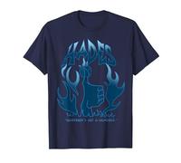 Disney Villains Hades Everybody's Got A Weakness Blue Flame T-Shirt, Homme, Bleu Marine, 5XL