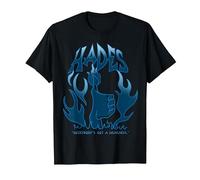 Disney Villains Hades Everybody's Got A Weakness Blue Flame T-Shirt, Homme, Noir, XL