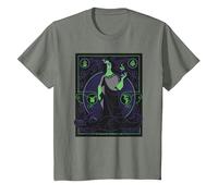 Disney Villains Hades Hercules Immortal Halloween T-Shirt, Enfant, Vert kaki chiné, 4 ans