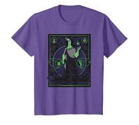 Disney Villains Hades Hercules Immortal Halloween T-Shirt, Enfant, Violet Chiné, 8 ans