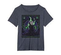 Disney Villains Hades Hercules Immortal Halloween T-Shirt, Femme Grandes tailles, Bleu Chiné, 6X
