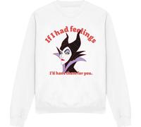 Disney Villains - "If I Had Feelings" Sweat-shirt Homme/Femme Unie TV15027 (M) (Blanc)