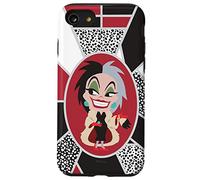 Disney Villains Kawaii Cute Cruella Coque pour iPhone SE (2020) / 7 / 8