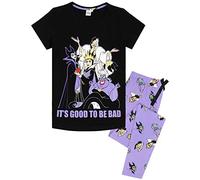 Disney Villains Pajamas Womens Salon-Pants & T-Shirt PJS Set XL