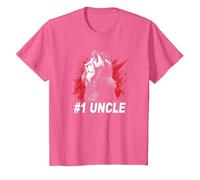 Disney Villains Scar #1 Uncle Poster T-Shirt, Enfant, Rose Chiné, 12 ans