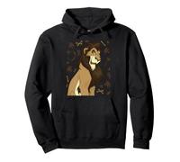 Disney Villains Scar The Lion King Vintage Art Style Collage Sweat à Capuche