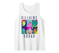 Disney Villains Squad Retro Color Grid Collage Débardeur