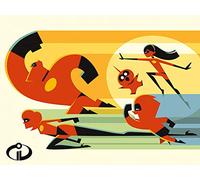 Disney WDC100490 Toile Imprimée, Multicolore, 60 x 80 cm