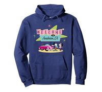 Disney "Welcome to Anaheim, CA" Disneyland Celebration Retro Sweat à Capuche