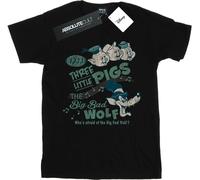 Disney - "Who's Afraid Of The Big Bad Wolf" T-Shirt für Herren BI19640 (M) (Schwarz)