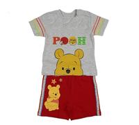 Disney Winnie L Ourson, Ensemble T Shirt + Short Bébé Garçon (Rouge,6 mois)