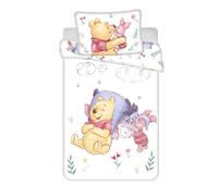 Disney Winnie l’Ourson Parure De Literie Bébé 2 Pièces 100x135 Cm 100% Coton