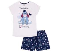 Disney Winnie l'ourson Bourriquet - Pyjama Court pour Femmes - 100% Coton - Taille 44-46