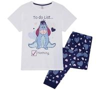 Disney Winnie l'ourson Bourriquet - Pyjama Long pour Femmes - 100% Coton - Taille 40-42