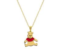 Disney Winnie l'ourson C903004YL-P Collier en argent sterling plaqué or, taille unique, Argent sterling, Pas de gemme